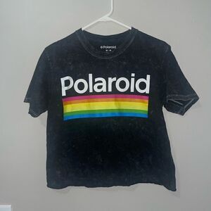 Polaroid crop top size M